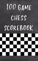 100 Game Chess Scorebook
