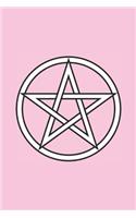 Baby Pink Pentacle Notebook