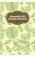 Essential oil recipe journal