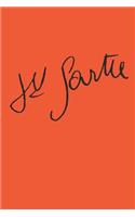 JP Sartre: Carnet de notes vide Jean-Paul Sartre signature authentique