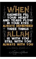 Muslim Notebook: Islamic Quote Journal, notebook and diary for Muslims 120 Pages 6x9