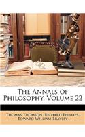 Annals of Philosophy, Volume 22