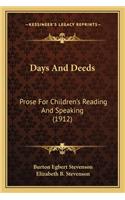 Days And Deeds