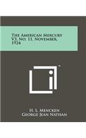 American Mercury V3, No. 11, November, 1924