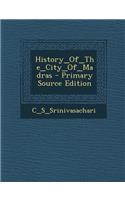 History_of_the_city_of_madras