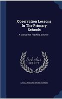Observation Lessons In The Primary Schools
