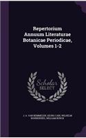 Repertorium Annuum Literaturae Botanicae Periodicae, Volumes 1-2