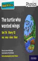 Read Write Inc. Phonics: Grey Set 7A Storybook 12 The turtle who wanted wings