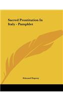 Sacred Prostitution In Italy - Pamphlet