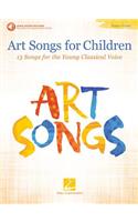 Art Songs for Childrenn: 13 Songs for the Young Classical Voice - With Recorded Piano Accompaniments Online