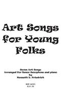 Art Songs for Young Folks - tenor saxophone and piano