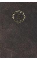 Monogram E Any Day Planner Journal: (5 Monogram Aged 365 Planner)