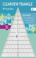 Clearview Triangle(tm) 60° Acrylic Ruler--12