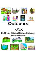 English-Gujarati Outdoors/&#2732;&#2745;&#2750;&#2736; Children's Bilingual Picture Dictionary