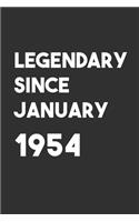 Legendary Since January 1954