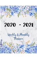2020 - 2021 Weekly & Monthly Planner