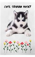 Cute Siberian Husky Notebook