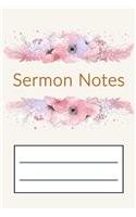 Sermon Notes: Sermon Notes Journal. A christian workbook To Record, Remember And Reflect, An Inspirational Worship Tool To Record