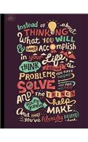 thinking solve: composition notebook paper reinforced holes notebook college ... 8.5 x 11, Cookbooks, Food & Wine Crafts, Hobbies & Home Education & Teaching Engine