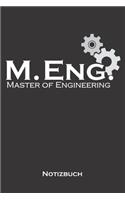 Master of Engineering Notizbuch