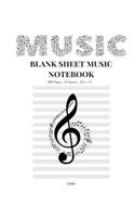 Blank Sheet Music Notebook