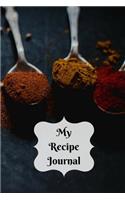 My Recipe Journal: Blank Cookbook for 100 Recipes(2 Write Your Own Recipes)