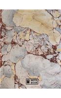 Notebook: Marble Cover, Extra Large (8.5 x 11) inches, Lined White Paper