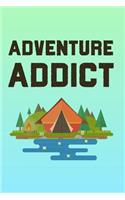 Adventure Addict: 6 X 9 Dot Grid Notebook - 120 Pages - Life Planner for Campers and Rvers