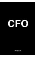 CFO Notebook: Planer or Diary for Company Leader, 110 Pages Lined Paper 6 X 9