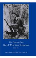 Queen's Own Royal West Kent Regiment, 1951 - 1961