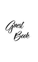 Black and White Guest Book, Weddings, Anniversary, Party's, Special Occasions, Memories, Christening, Baptism, Visitors Book, Guests Comments, Vacation Home Guest Book, Beach House Guest Book, Comments Book, Wake, Funeral and Visitor Book (Hardback