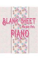 Blank Sheet Music for Piano