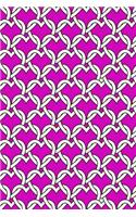 Journal Notebook Chained Hearts Pattern 5