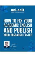 How to fix your academic English writing and publish your research faster