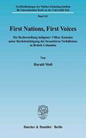 First Nations, First Voices