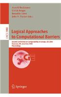 Logical Approaches to Computational Barriers