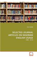 Selected Journal Articles on Nigerian English Usage