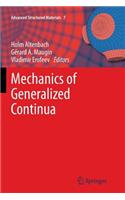 Mechanics of Generalized Continua