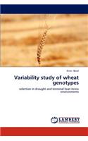 Variability study of wheat genotypes