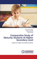 Comparative Study of Maturity Students At Higher Secondary Level