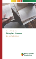 Notações diversas