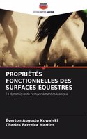 Propriétés Fonctionnelles Des Surfaces Équestres