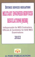 Military Engineer Services Regulations (MESR) (Defence Services Regulations) - 2022/edition