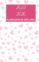 Planificador mensual 2022-2026 5 anos - Suenalo - Planificalo - Hazlo