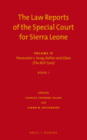The Law Reports of the Special Court for Sierra Leone