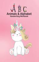 ABC Animals & Alphabet Handwriting Workbook