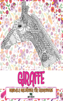 Mandala Malbücher für Erwachsene - Anti-Stress - Tier - Giraffe