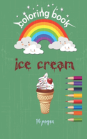 coloring book ice ceam