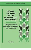 Social Factors in the Personality Disorders