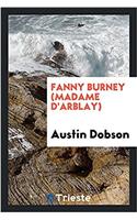 Fanny Burney (Madame D'Arblay)